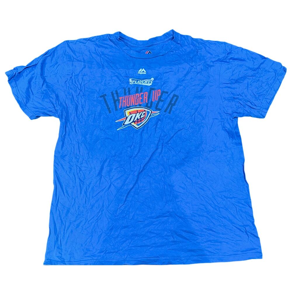 Vintage Tees - NBA Playoffs OKC Oklahoma City Thunder Graphic Tee*SZ XL